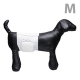 144ct Paw Inspired Ultra Protection Disposable Male Wraps (Belly Bands) Bulk, Medium