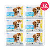 72ct Paw Inspired Ultra Protection Disposable Male Wraps (Belly Bands) Bulk, Medium