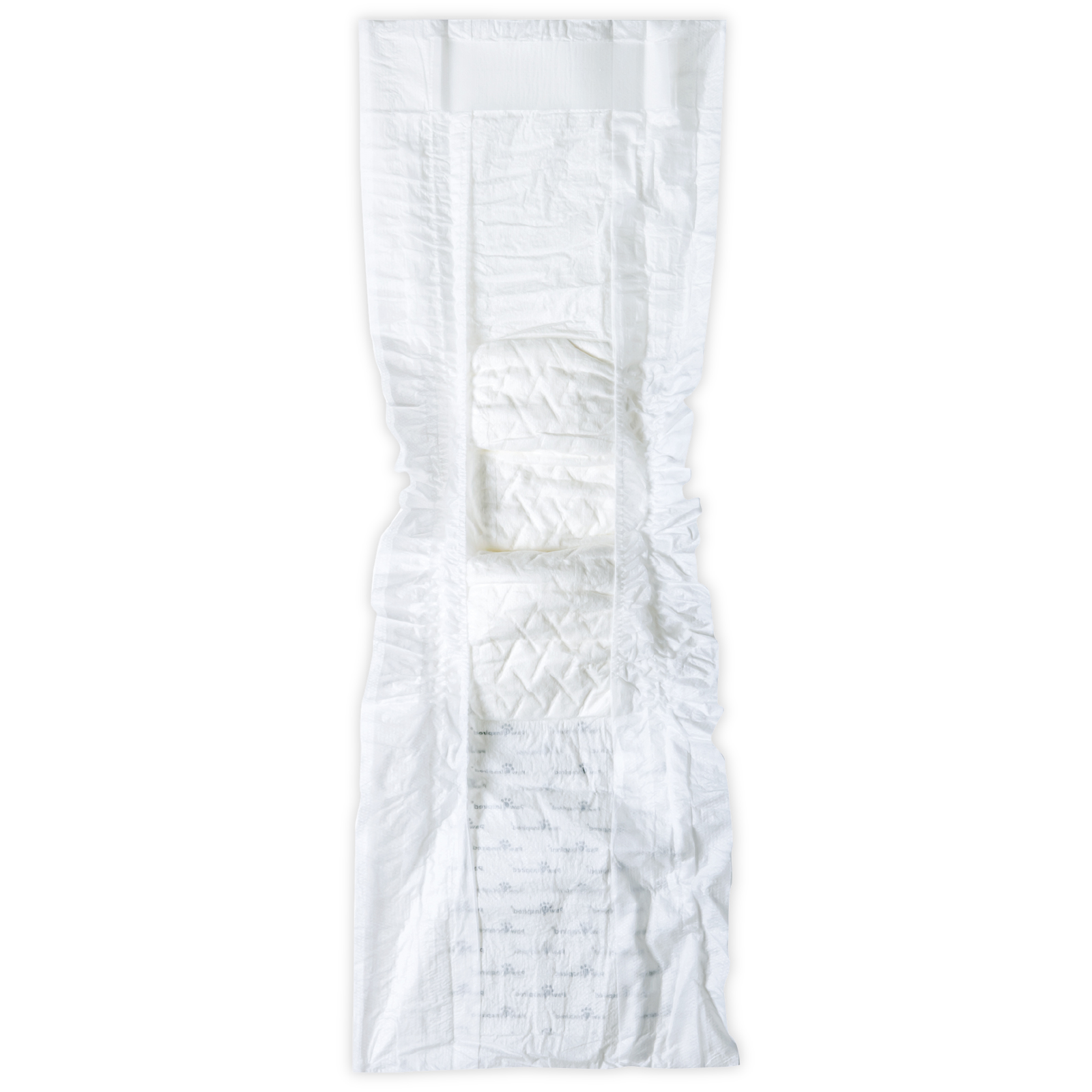 144ct Paw Inspired Ultra Protection Disposable Male Wraps (Belly Bands) Bulk, Medium