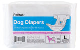 72ct Peritas Female Disposable Dog Diapers, Large