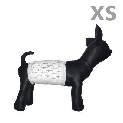 12ct Paw Inspired Ultra Protection Disposable Male Wraps (Belly Bands) Bulk, X-Small