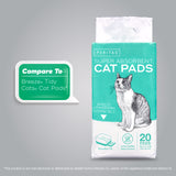 80ct Peritas Generic Refill Cat Pads for Breeze Tidy Cat Litter System 16.9"x11.4"