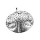 Custom Silver Pet Nose Print Pendant